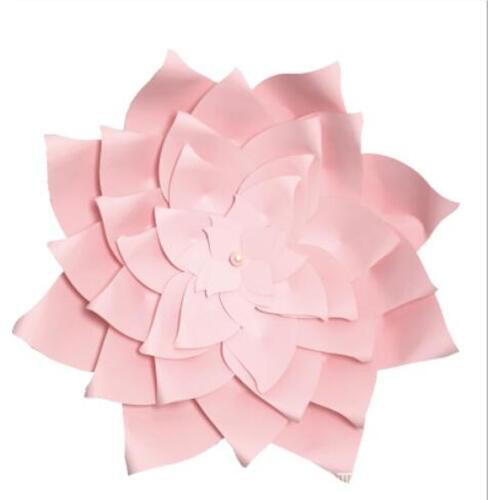 Free ship NEW 1pc 60cm 18 color choices paper flower backdrop wedding flowers wedding party wall decoration deco DIY assembling