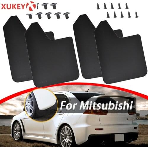 For Mitsubishi lancer Outlander Sport EVO X ix WRC Mirage L200 TRITON Pajero Montero Mud Flaps Mudflaps Splash Guards Mudguards