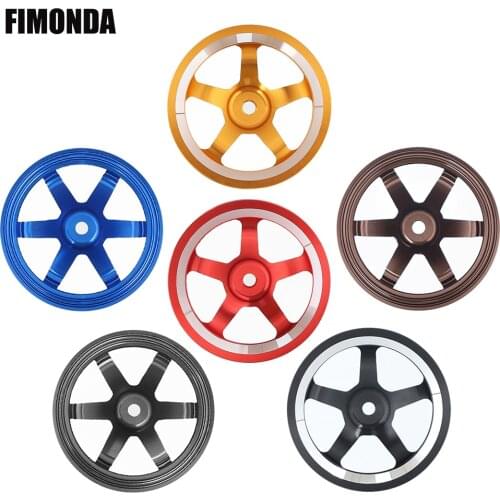 FIMONDA 4pcs RC Aluminum Alloy Whells Rim for 1/10 RC Drifting Car HSP 94123 Sakura D4 SC XI Tamiya 416 T4 HPI Kyosho