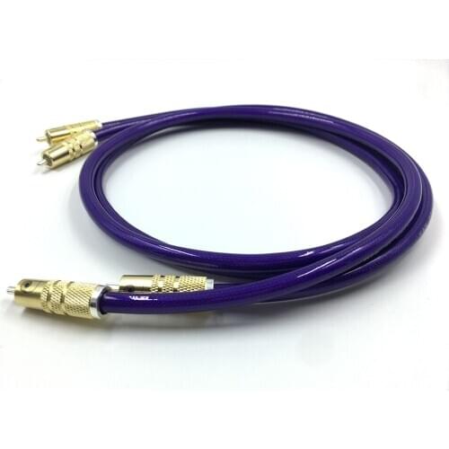 HIFI Stereo Pair RCA Cable High-performance signal wire Hi-Fi Audio 2rca to 2rca Interconnect Cable