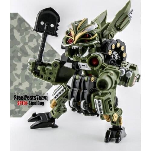 TFDream Toys Transformation SteelPestsTeam SPT01 SPT-01 Steel Bug Action Figure Robot
