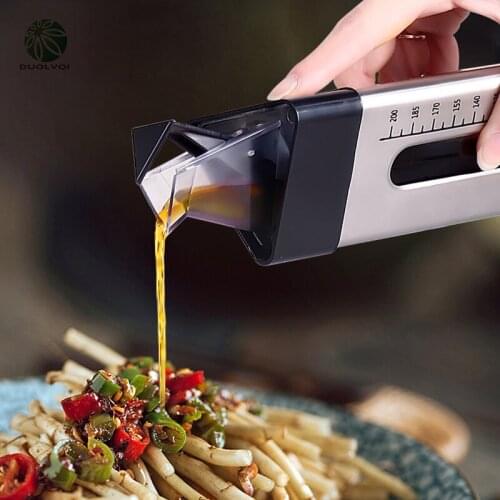 Holaroom Creative Oil Bottle Jar Condiments Storage Bottle Sealed Sauce Olive Oil Vinegar Seasoning Pot Kitchen Tool Practical
