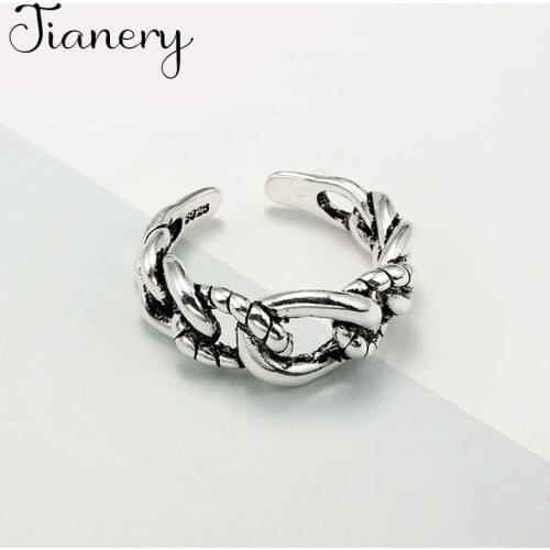 Personality Gothic Boho Hollow Chains Rings For Women Lady Charm Engagement Jewelry Girls Open Finger Knuckle Rings 2021
