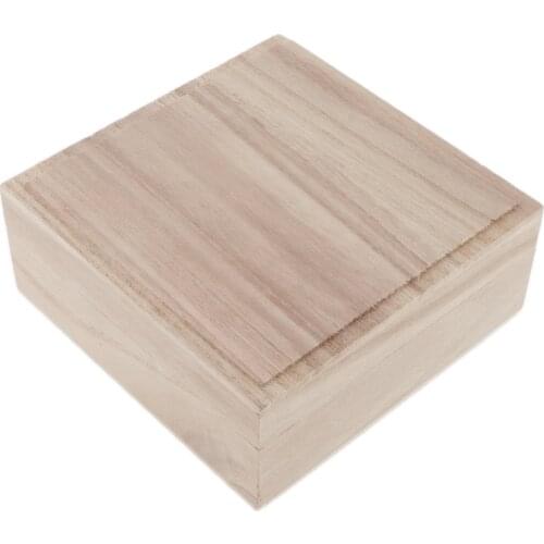 Home Decorative Wooden Chest Storage Box Multipurpose Organization Wood Box