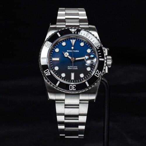 Seestern Deep Dive Watch Men Nh35 Automatic High Ceramic Ring Luminours Wristwatch 200M Waterproof Ghost Luxury Sapphire Glass