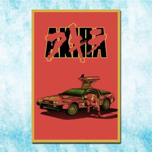 Japanese Anime Movie Akira Poster Art Silk Canvas Retro Print For Home Room Decor-010