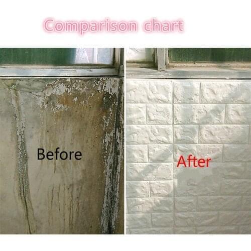 3/6/12 Pcs Self Adhesive Wallpaper Home Stick 3D Wall Panel Living Room Brick Stickers Bedroom Kids Room Brick Papers Home