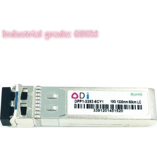 SFP 10G LC 60KM dual fiber 1310nm sfp+ 60KM cisco compatible Industrial grade SFP+ Transceiver Industrial grade -40-85 Celsius