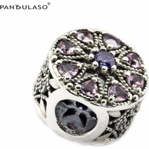 Shimmering Medallion Charm 925 Silver Original Beads For Jewelry Making For European Woman Bracelets DIY Sterling Silver Beads