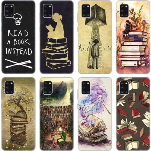 I Love reading books Soft Case for Samsung Galaxy A02 A10 A11 A12 A20 A20E A21 S A22 A30 A31 A32 A01 Core Silicone Cover