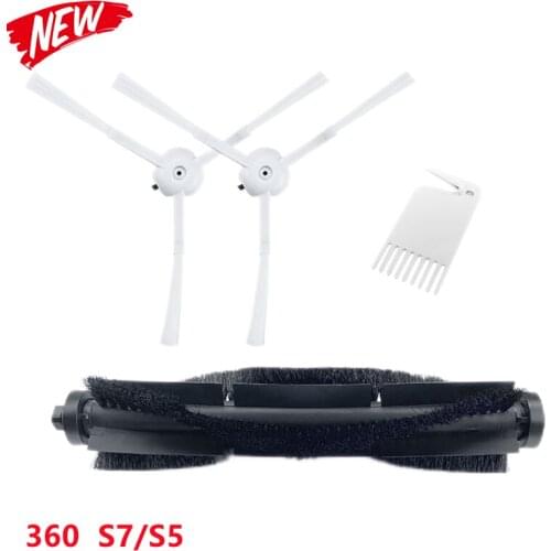 Replaceable accessories such as main brush, side brush, etc., applicable to S5 S7 of 360 vacuum sweeping robot