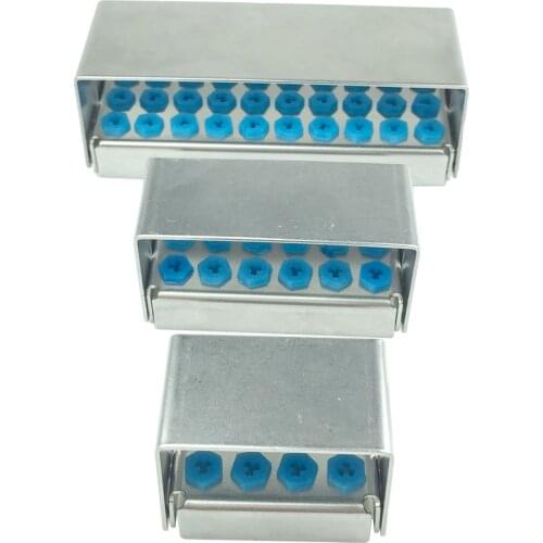 Dental Cleaning Stand Autoclave Sterilizer Displayer Organizer Container Sterilization Box Tool Dental Polishing Burs
