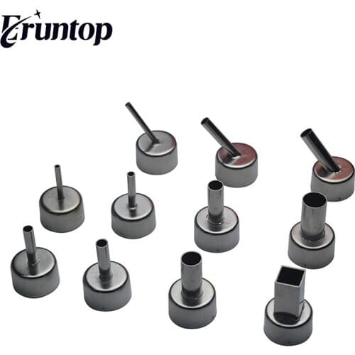 1SET 22mm Universal Nozzle Soldering station Hot Air Stations Gun Nozzles for 858 858D+ Eruntop 8586 Welding Nozzles