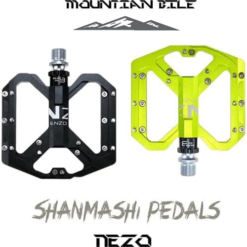 Mountain Non-Slip Bike Pedals Platform Bicycle Flat Super Grip Alloy Pedals 9/16" 3 Bearings For Road MTB Fixie Bikes 2021 New