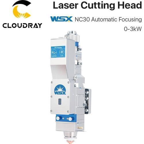 Cloudray WSX 0-3KW Automatic Focusing NC30 Fiber Laser Cutting Head Max Laser Power 3000W for Metal Cutting