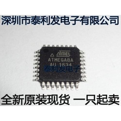 100% New&original In Stock ATMEGA8A-AU R ATMEGA8 QFP32 8 MCU