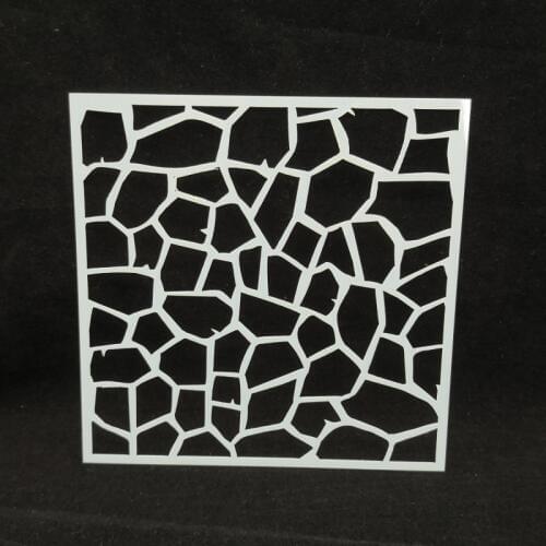 13*13 Giraffe pattern Layering Stencils for Diy scrapbook/photo album Decorative Embossing coloring,painting stencil,home decor