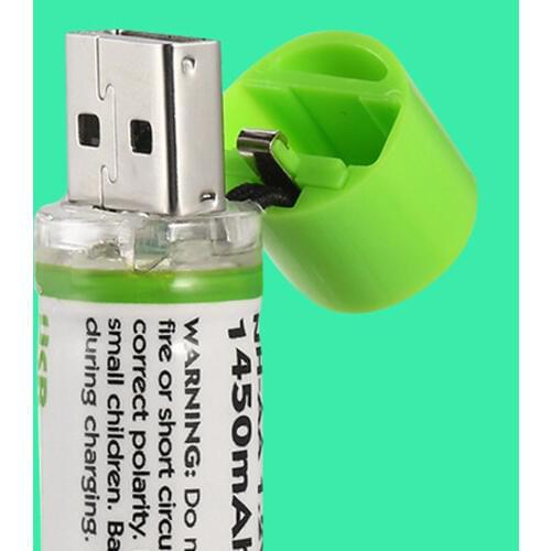 Sorvess 2PCS 1.2V USB NiMH Rechargeable Battery 800mAh 1450mAhNi-Mh Ni Mh Batteries For Camera Toys Clock
