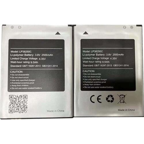 3.8V 2500mAh/9.5Wh LP38250C Replacement Battery For Hisense Sero 5 HS-U980 Hisense Infinity F20 bateria Li-Polymer Battery