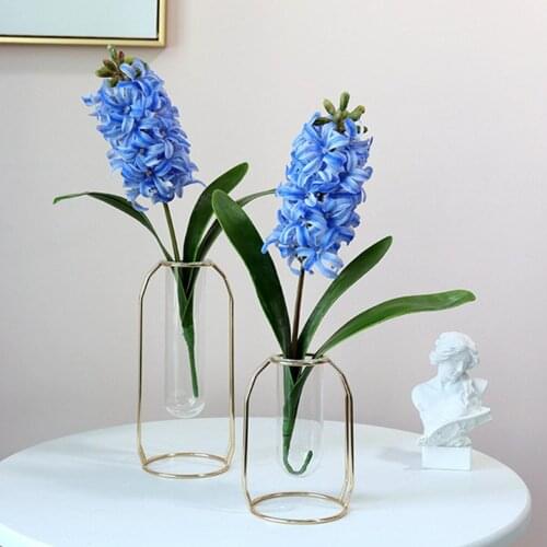 3D Hyacinth Narcissus Plastic Artificial Flower Potted DIY Crafts Floral Decor Home Decoration Fake Flowers Pretty Ornament