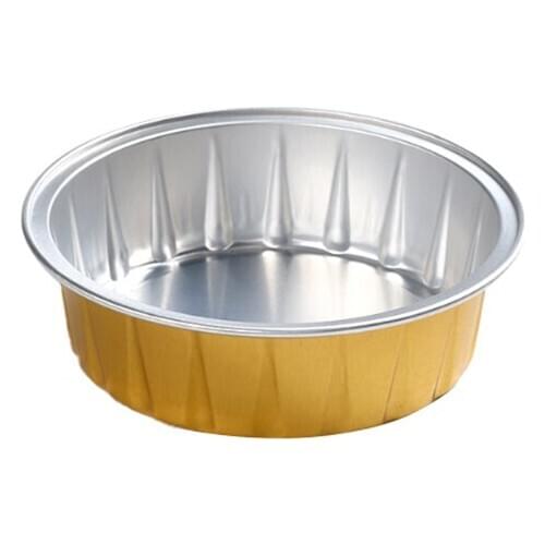 50Pcs Disposable Aluminum Foil Bowl Baking Barbecue Takeaway Aluminum Foil Box