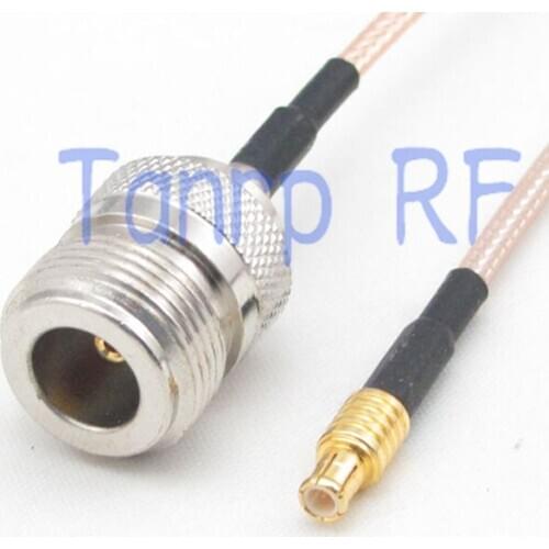 50CM Pigtail coaxial jumper cable RG316 extension cord 20in N female jack to MCX male plug RF adapter connector