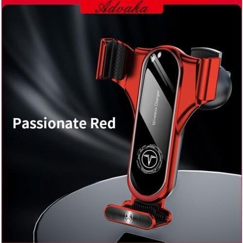 Advaka T11 15W Wireless Car Phone Holder Mount Fast Charging Smartphone Charger Bracket For iPhone / Samsung / Huawei / Xiaomi