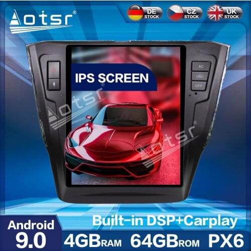 Aotsr Vertical screen Tesla Style PX6 Android 9.0 Car Radio Play For Volkswagen VW Passat 2015 + GPS Navigation Built in CARPLAY