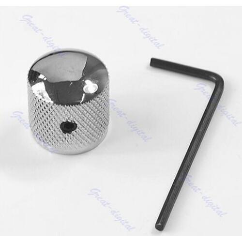Chrome Metal Dome Tone Guitar Bass Control Knob new high quality