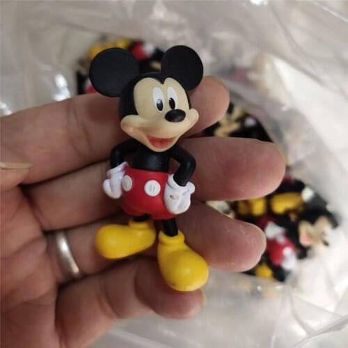 Disney 24piece 6cm classical mickey mouse pvc figures toys Cartoon figures model mickey collection ornaments