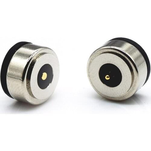 Magnetic Pogo pin connector 2/3P 4pin through hole male female Spring-Loaded DC Power Charge Probe