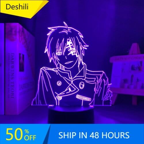Manga 3d Lamp D Gray Man Allen Walker Figure for Room Decor Night Light Kids Bithday Gift D Gray Man Anime Led Light Bedroom