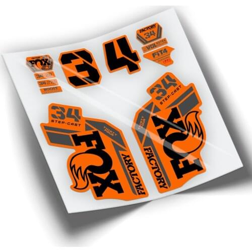 Pegatinas hairpin clip FOX 34 FACTORY STEP CAST 2021WP321 STICKERS