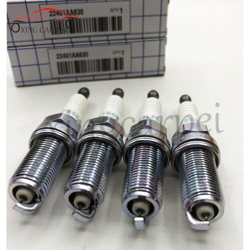 New 4pcs 22401-AA630 ILFR6B iridium Spark Plug For 08-11 Land Rover LR2 3.2l Impreza Forester Sti 22401AA630 Auto Part