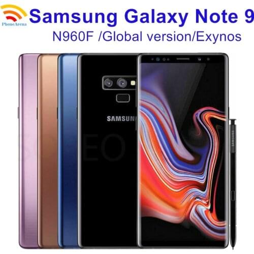 Samsung Galaxy Note9 Note 9 N960F 90% New Global Version 6.4" RAM 6/8GB ROM 128/512GB NFC Octa Core Original 4G LTE Cell Phone