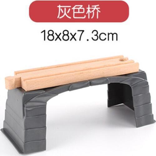 Plastic track scene tunnel grotto compatible fit Brio Wooden track Educational Train Boy Children Christmas Gift Toys