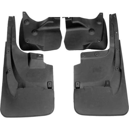 4pcs Premium Auto Front&Rear Heavy Duty Molded Flares Splash Mud Flaps Guards Fenders For Toyota Land Cruiser Prado LC200 15-18