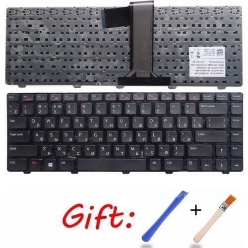 RU Black New Laptop Russia Keyboard FOR DELL N4110 M4040 M4050 14VR M411R N4040 N4050 For Inspiron M4110 M4120 14R L502X