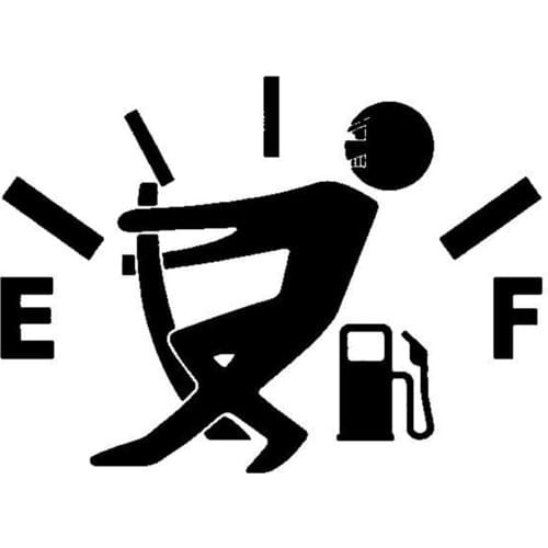 Funny Fuel Tank Is Not Enough Oil The Fuel Tank Is Empty Safe Car Sticker Easy to Install Car Sticker