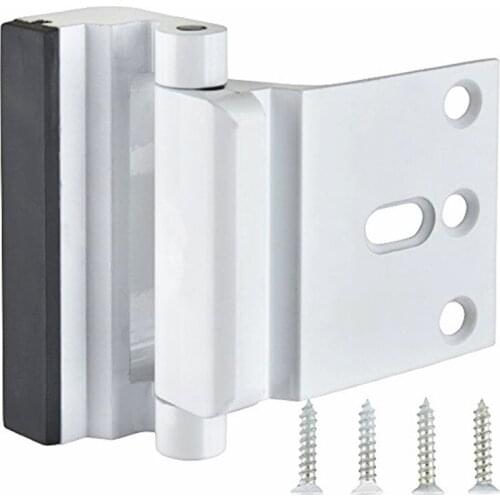 Aluminium Alloy U Door Reinforcement Lock 3" Security Door Lock Home Child Proof Door Stopper
