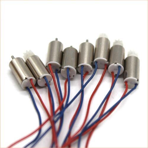 10pcs 4*8mm Super Mini Gear DC Motors Micro Direct-current Machine DIY Circuit Making Parts