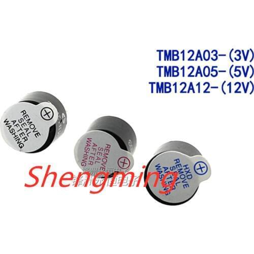 100pcs DC 3V 5V 12V TMB12A03 TMB12A05 TMB12A12 Universal Active Electromagnetic Alarm Buzzer Speaker
