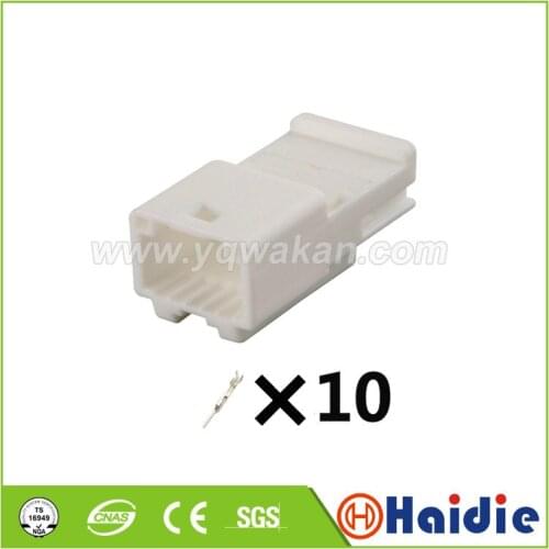 2sets 10pin auto plastic wiring cable harness unsealed connector with terminals