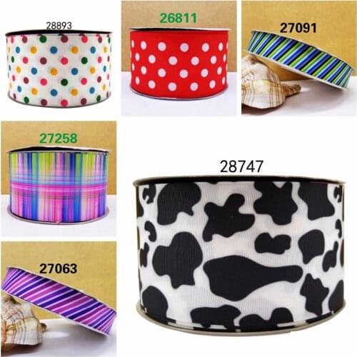 Free shipping 50 yard cartoon printed grosgrain ribbon 28747