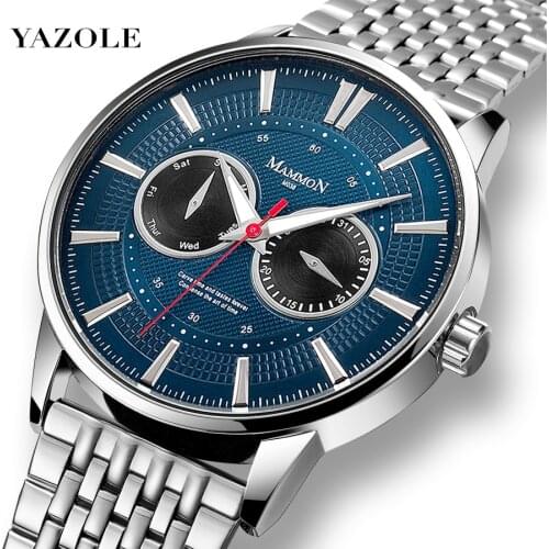 Creative design Brand Mens Watches Business Quartz Watch Stainless Steel Band Waterproof Date Wristwatches Relogio Masculino