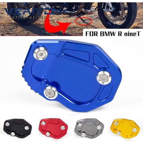 For BMW RnineT 2017- R nineT /5 /Pure Racer Scrambler Urban G/S Motorcycle Kickstand Foot Side Stand Extension Pad Support Plate