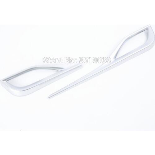 For Toyota Vios XP150 LHD 2019 ABS Chorme AC Left Right Air Condition Wind Outlet Cover Frames Trim Car-Styling Accessories