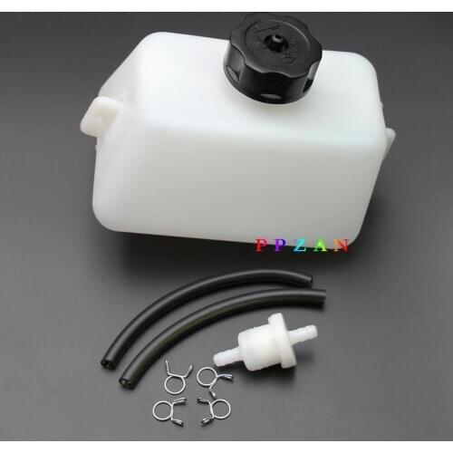 Gas Petrol Fuel Tank Plastic Oil Filter Fuel Hose For 2-Stroke 43cc 47cc 49cc Mini Moto Dirt Pocket Bike ATV PPZAN NEW