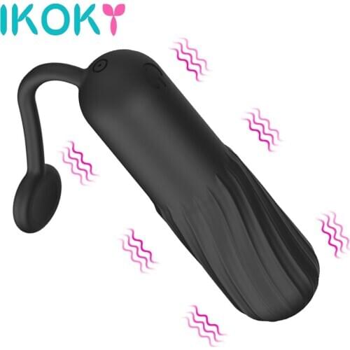 IKOKY Vibrating Egg Bullet Vibrator Invisible G spot Vibrators Clitoral Vaginal Stimulator 10 Frequency Sex Toys For Women