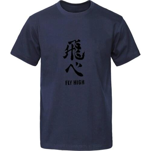Haikyuu Men Hot Summer Tshirts T Shirt Japanese Anime Volleyball Club T-Shirts Round Neck Tops Hip Hop Shirt Short Sleeve Tees